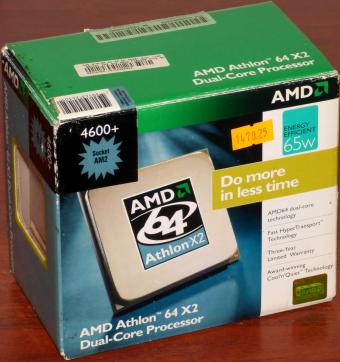 AMD Athlon 64 X2 4600+ Dual-Core Processor (AD04600IAA5CU) 65W CPU Socket AM2, OVP in BOX